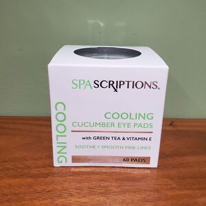 SpaScriptions | Cooling Cucumber Eye Pads Green Tea + Vitamin E - 60pads